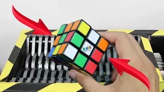 Experiment Shredding Rubik's Cube And Toys | The Crusher