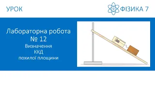 Лабораторна робота №12. Визначення ККД похилої площини. Фізика 7 клас