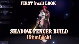 Shadow Fencer Stun Lock Build And Test! First Glimpse of The New Class!