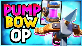 12-0 Grand Challenge with New Pump Bow Deck - Clash Royale