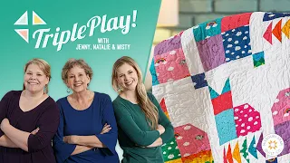 Triple Play: 3 New Pins & Paws Quilts with Jenny Doan of Missouri Star (Video Tutorial)