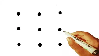 Kaaba Drawing Tutorial | How To Draw An Kaaba With 3×3 Dots Easy