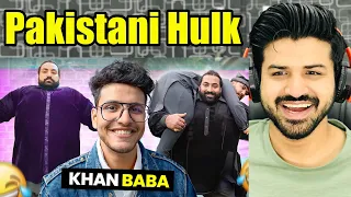 Khan Baba - This Pakistani Hulk is the Strongest Man in the World REACTION !!