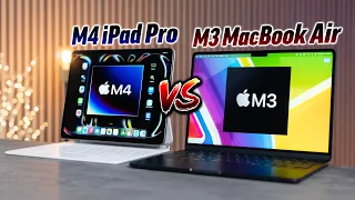 M4 iPad Pro vs M3 MacBook Air - The BETTER Laptop?!