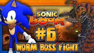 Sonic Boom Rise of Lyric Wii U (1080p) - Part 6 Worm Boss Fight