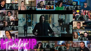 John Wick: Chapter 4 - Trailer Reaction Mashup 😎👊 - Keanu Reeves, Donnie Yen - Comic Con 2022