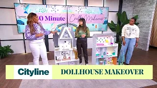 A DIY dollhouse makeover