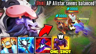 Alistar but I build full AP and kill you with ONE combo (THIS IS LITERAL ABUSE)