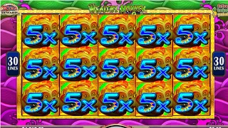 ★★JACKPOT HANDPAY★★$60 BETS★★WEALTHY MONKEY HIGH LIMIT SLOT MACHINE BUENO DINERO MUSEUM SLOTS KONAMI