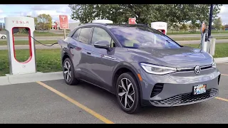 VW ID 4 charging with Tesla Magic Dock Minnesota