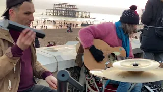 Amazing Version! A Picture Of You (The Cure) by Fukushima Dolphin. Beach busking before sunset!