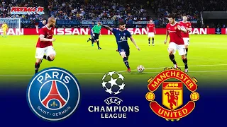 PES 2021 - PSG vs Manchester United - UEFA Champions League 2022 - Gameplay PC
