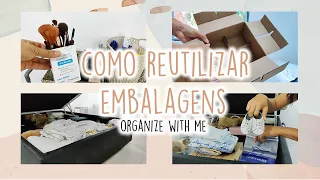 Rotina organização do quarto / Como reutilizar embalagens para organizar ambientes