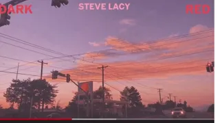 Steve lacy - dark red sped up (tiktok version)