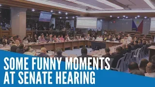 Some funny moments at Senate hearing