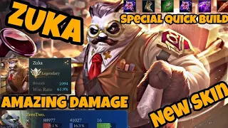 Arena Of Valor - Zuka Gameplay - New Zuka Skin !!!