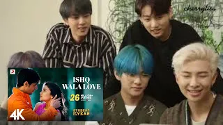 bts reaction to Ishq Wala Love song l bts reaction to bollywood song l