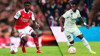 Vinícius Júnior vs Bukayo Saka - Who Is Better? - Crazy Speed, Skills & Goals - 2023 - HD