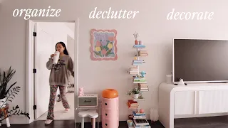 organize & decorate my space with me as I declutter my mind ⊹ ࣪ ˖