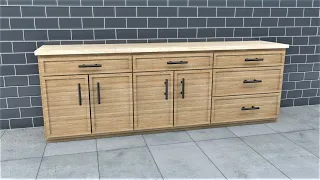 How to make a Cabinets in SketchUp