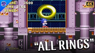 ! ALL GIANT RINGS ! Flying Battery Zone - Sonic The Hedgehog 3 and knuckles - 4K 60FPS NO COMMENTARY