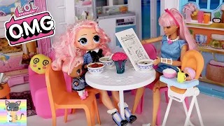 LOL Family with Crystal Star and her Sisters in a House Cleaning Morning Routine Doll Movie!