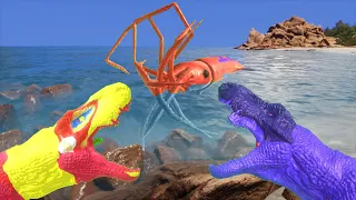 Giant squid in the sea VS All Unit - Animal Revolt Battle Simulator