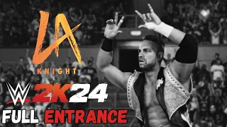LA Knight Entrance on WWE 2K24