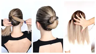 😍   EASY DIY Elegant Hairstyles Compilation for SHORT to MEDIUM😍 Hairstyle Transformations