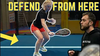 ADVANCED Defending Rules To Win The Net #padeltips