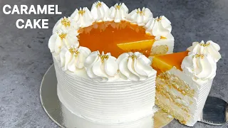 Caramel Cake Recipe | Caramel Cake Without Oven | Birthday Cake