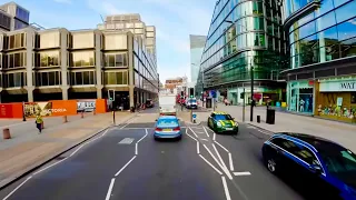 Driving Lorry in London Victoria to Hogarth Roundabout 4k