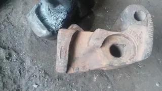 Broken Knuckle on Locomotive Coupler