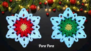 Crochet Snowflake I Crochet Christmas Ornaments I Crochet Christmas Decorations