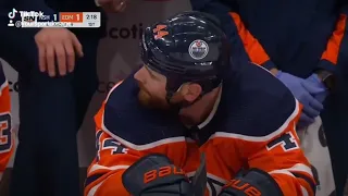 Zack Kassian Puts Huge Hit On Nick Cousins