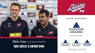 Kris Inglis & Drydn Dow post game interview