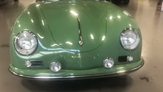 Brand New Auratium Green 356 Speedster Replica from Vintage Motorcars of CA on Bring a Trailer!