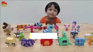 Gavin Belajar ABC, Mengenal Huruf dan Warna, Belajar Merakit Alphabet dan Belajar Nama Hewan