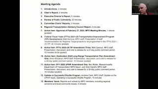 Boston Region MPO Board Meeting: March 26, 2020