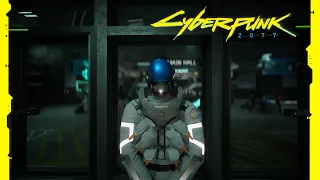 Cyberpunk 2077 - V Caught by Orbital Air Security |Secret Scene|