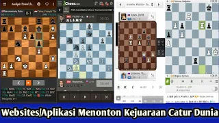 Websites/Aplikasi Menonton Kejuaraan Catur Dunia