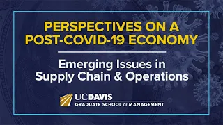 Perspectives on a Post-COVID-19 Economy Emerging Issues in Supply Chain and Operations