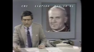 CBS News  Papal Assassination Attempt - May 13, 1981  1-2 pm.