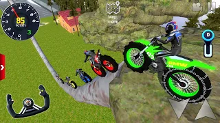 Impossible Mega Ramp - Dirt Bike Stunts Driving Racing Simulator 2024 - Android_ios gameplay [FHD]