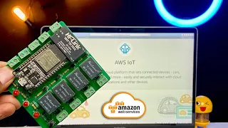 Home Automation using AWS IOT & ESP32 | IoT Cloud that companies use for Home Automation