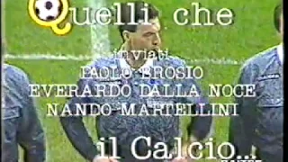 22 dicembre 1996 Annuncio, sigla e inizio Quelli che il Calcio