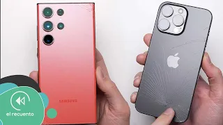 Galaxy S23 Ultra SUPERÓ al iPhone 15 Pro Max en test de caídas | El Recuento