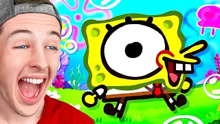 You LAUGH, You LOSE *SpongeBob Animations*