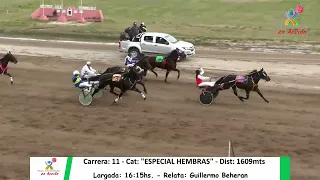 11° Carrera de Trote Hipódromo de Pehuajó - "Copa Profesor Julio Rodríguez" - 07/08/2022.