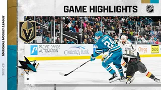 Golden Knights @ Sharks 3/30 | NHL Highlights 2023